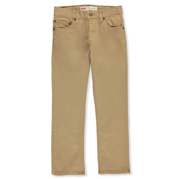 Levi’s Boys 511 Slim Khaki Colored Jeans 14 27 20” - Picture 3 of 7